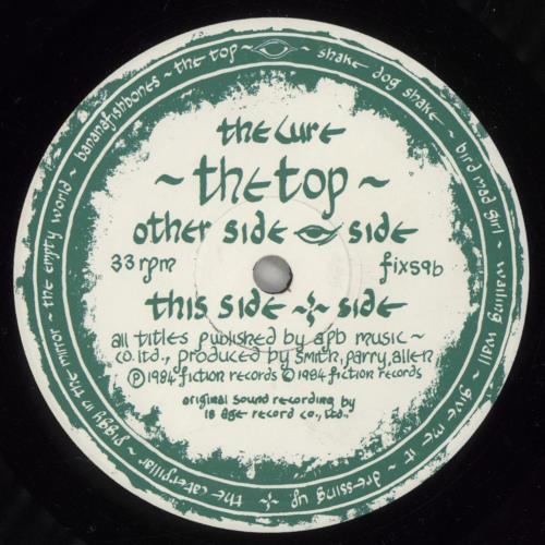 The Cure The Top - 1st UK vinyl LP album (LP record) (104347)